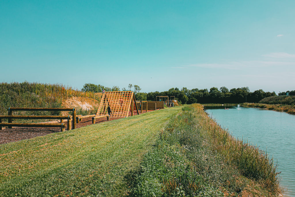 Open water lake and assault course