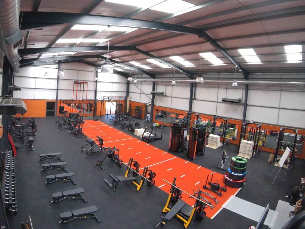 Interior of Bicester gym