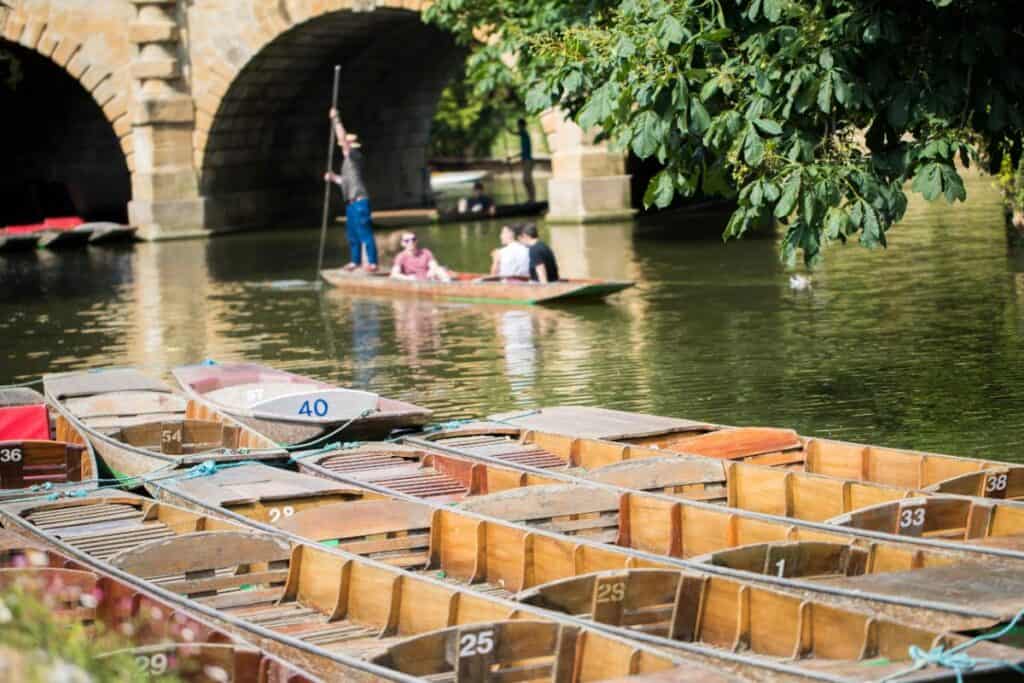 Punting on the Thames in Oxford